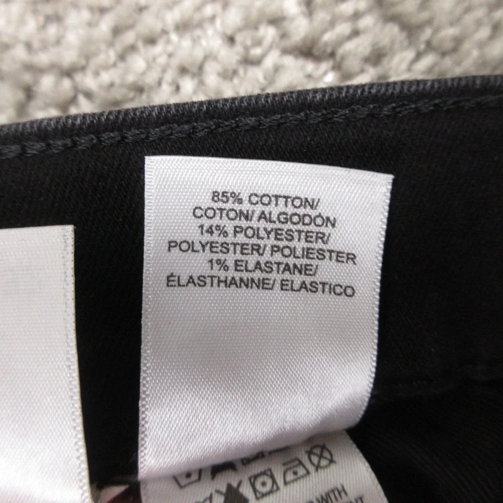 Lucky Brand Jeans‎ Mens 32x27 (Tag 32x32) Black 221 Straight Faded Denim Pants